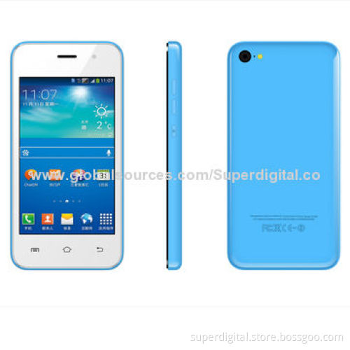 4-inch 3G Smartphones, Android 4.2.2 OS/MTK6572 Dual-core, Support Dual-SIM and StandbyNew